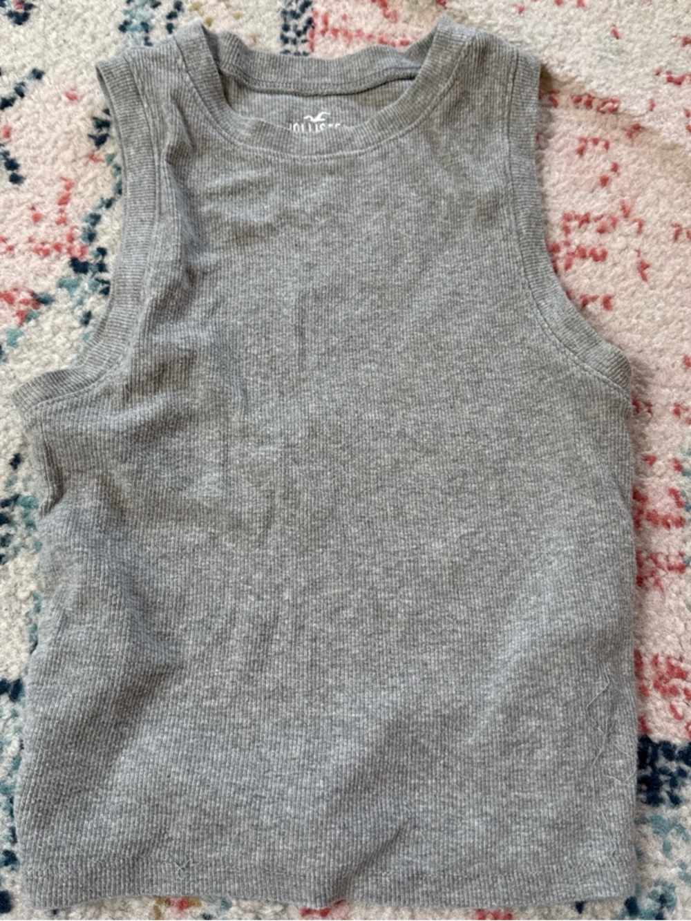 Hollister Kids Gray Ribbed Tank